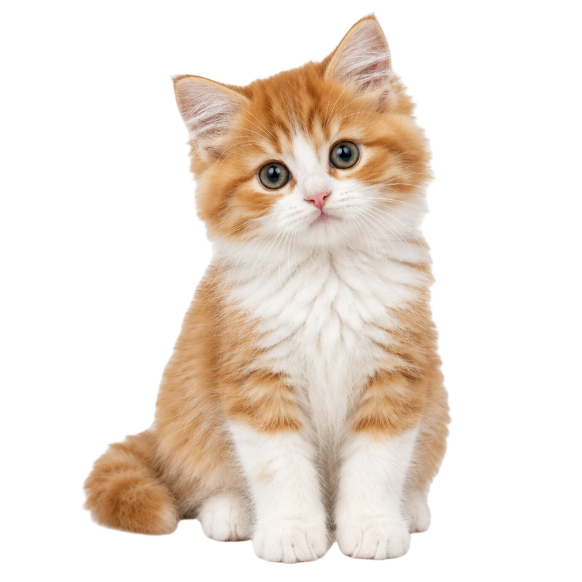 Kitten waiting for adoption